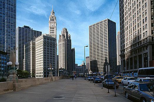 市区,芝加哥,美国