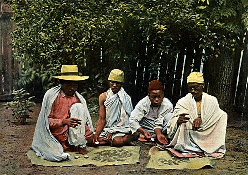 钱,马达加斯加,迟,19世纪,艺术家