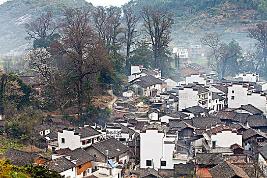 江西婺源,石城,徽派建筑,民居