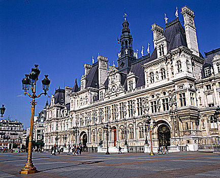 法国,巴黎,市政厅
