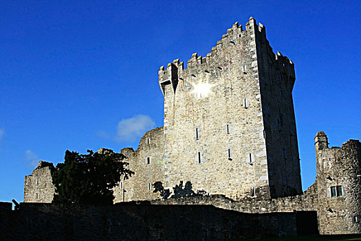 城堡,基拉尼国家公园,凯瑞郡,爱尔兰