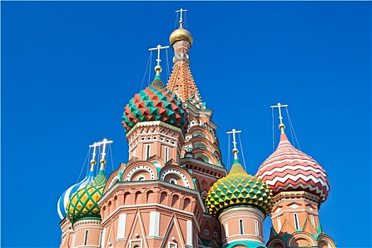 圆顶,瓦西里升天大教堂,莫斯科