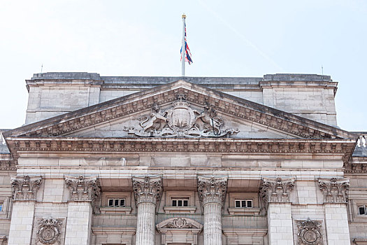 白金汉宫,建筑,旗帜,英国国旗,伦敦,英国