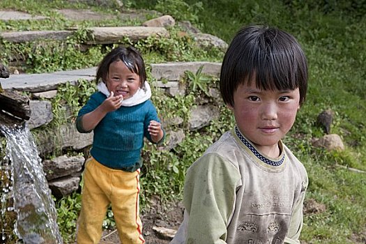 小孩,不丹