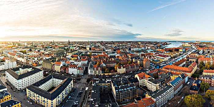 哥本哈根,丹麦,北欧,俯拍