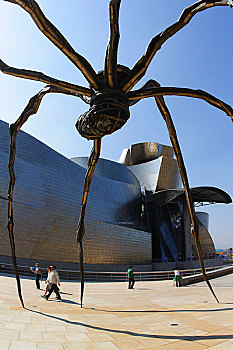 正面,古根海姆博物馆,毕尔巴鄂,西班牙