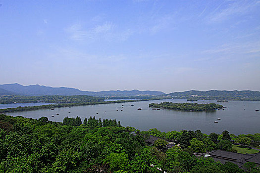 浙江杭州雷峰塔风光