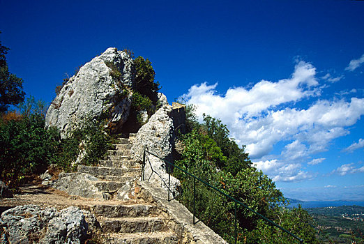 台阶,石头
