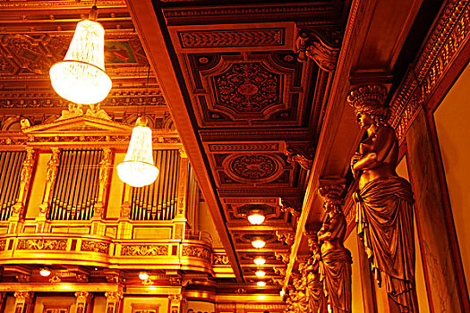 austria维也纳,金色大厅