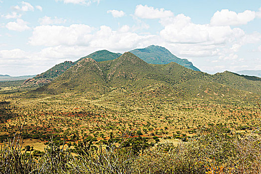 山,西察沃国家公园,肯尼亚,非洲