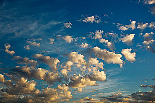 高积云,云,蓝天,韦尔瓦,西班牙