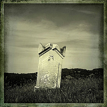 墓碑,奥弗涅,法国,欧洲
