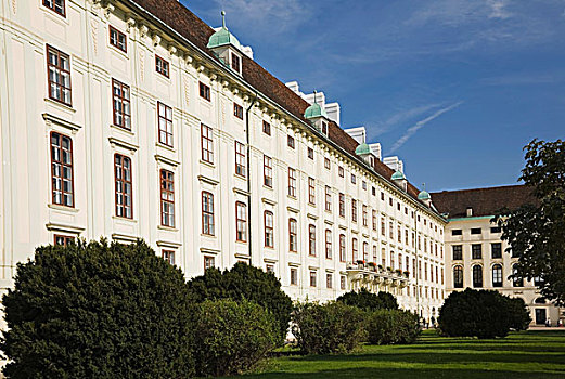 老,建筑风格,建筑,霍夫堡,宫殿,复杂,维也纳