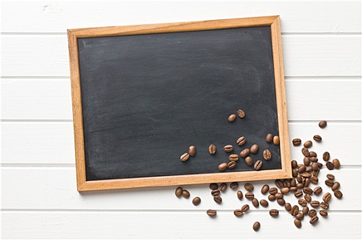 黑板,咖啡豆
