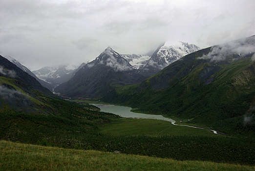 山景,高地,山峰,峡谷,山谷,石头,斜坡