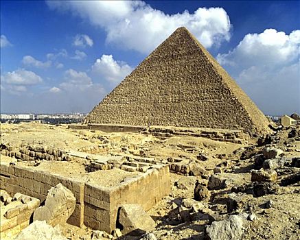 吉萨金字塔,金字塔,复杂,开罗,埃及