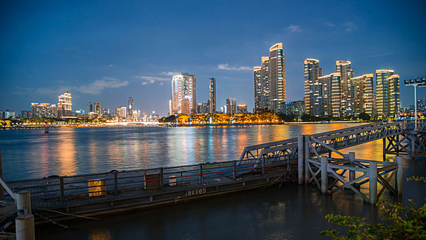 夜景,地标建筑