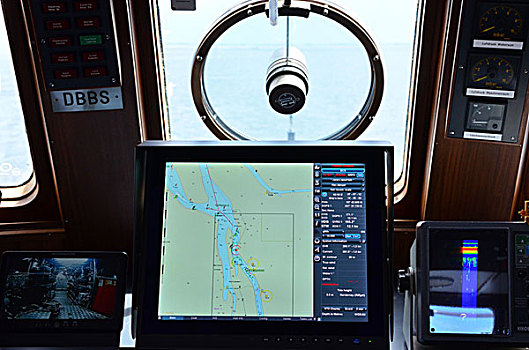 救助,救生艇,海洋,雷达,显示屏