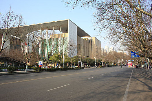 南京长江路街景