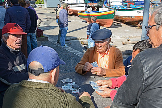 马德拉岛,渔民,纸牌