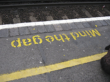 英格兰,伦敦,标识,月台