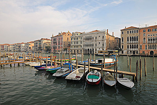 大运河,早晨,威尼斯,威尼托,意大利