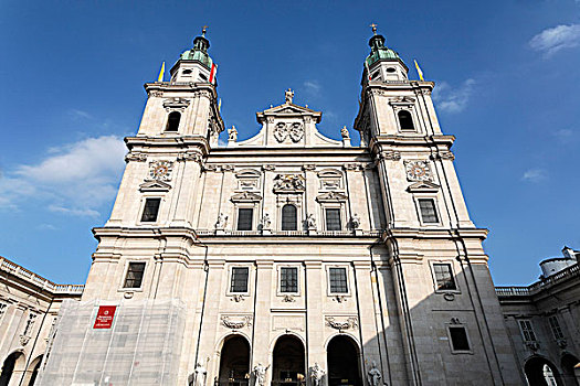 萨尔茨堡,大教堂,西面,奥地利,欧洲