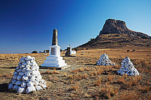 白石,石冢,纪念,英国,军人,南非