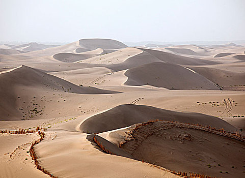 新疆,塔克拉玛干沙漠,沙漠公路,死亡之海