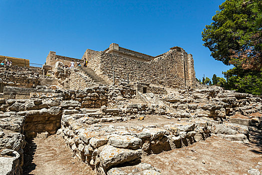 宫殿,克诺索斯,古城,伊拉克利翁,克里特岛,希腊,欧洲