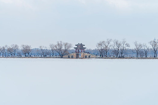 颐和园,初春,瑞雪