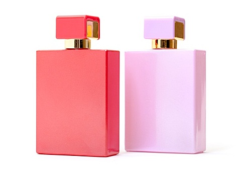 红色,粉色,香水,瓶子