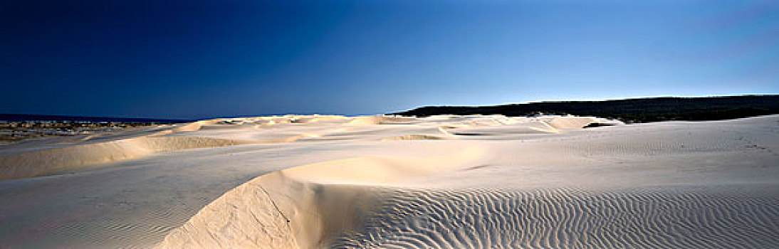 全景,沙漠,弗雷泽岛,澳大利亚