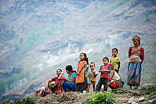 本地居民,生活方式,加德满都山谷,尼泊尔