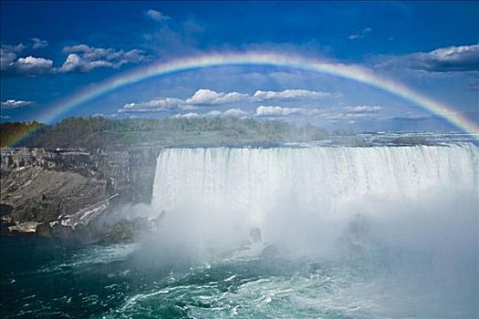 彩虹,尼亚加拉瀑布,安大略省,加拿大