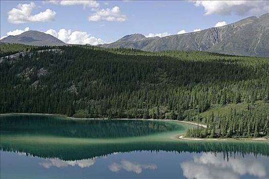翡翠湖,育空,加拿大