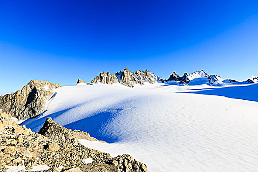 高原,勃朗峰,山丘,阿尔卑斯山,瓦莱州,瑞士,欧洲