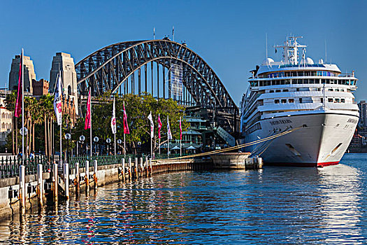 澳大利亚,悉尼,环形码头,游船,悉尼港大桥