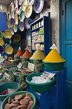 香料市场,苏维拉,大西洋海岸,摩洛哥