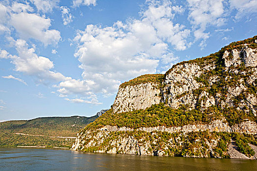 铁门,峡谷,多瑙河,南方,喀尔巴阡山脉地区,国家公园,塞尔维亚,罗马尼亚,河,风景
