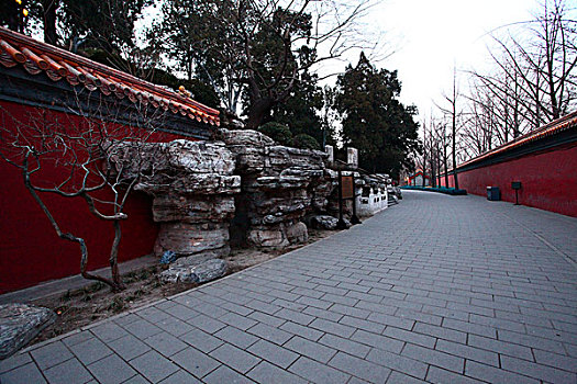 景山公园,中国,北京,全景,地标,传统