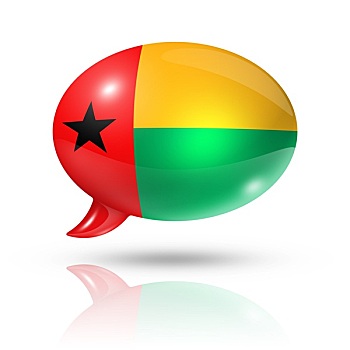几内亚比绍,旗帜,对话气泡框