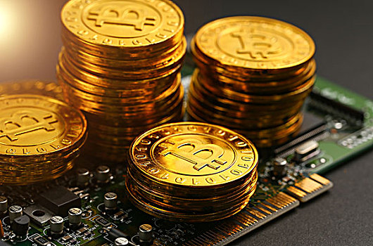 比特幣放在顯卡線路板上