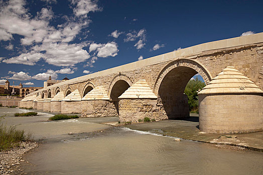 罗马桥,瓜达尔基维尔河,河,科多巴,安达卢西亚,西班牙,欧洲