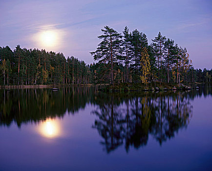 夏天,夜晚