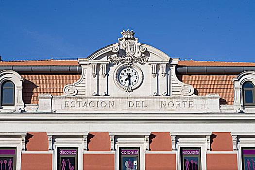 钟表,火车站,今日,普林西比,地铁站,马德里,西班牙