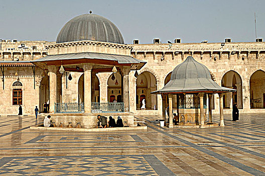 叙利亚,大清真寺,喷泉