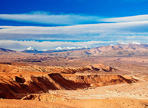 风景,阿塔卡马沙漠,佩特罗,安托法加斯塔大区,智利,南美
