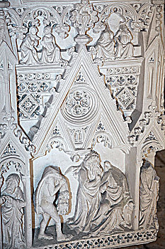 特写,石棺,寺院,葡萄牙,2009年