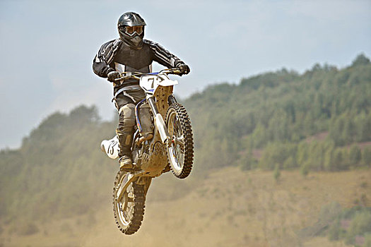 摩托车越野赛,摩托车,比赛,概念,速度,动力,极限,男人,运动